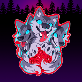 THREE WOLF MOON Sticker