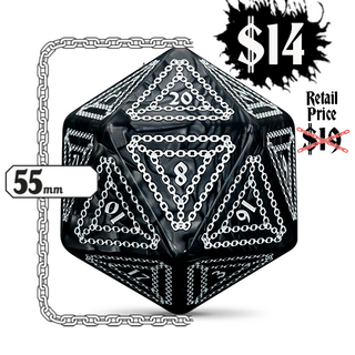 55mm Chained Titan d20