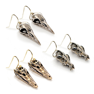 3 Skull Earring Sets in Bronze (Collection 9 only)