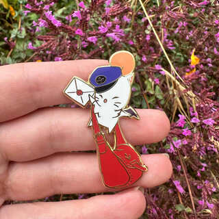 Delivery Moogle Enamel Pin