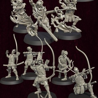 DIGITAL STL Undead Samurai Vol I