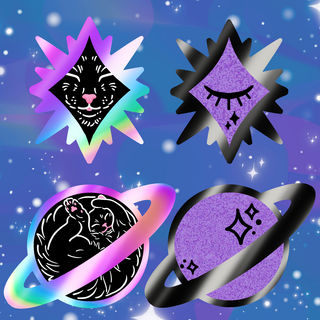 Planet & Stars Mini Pin Set