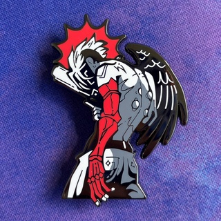Trigun Stargaze Vash Pin - Screenprint + White Hair Variant