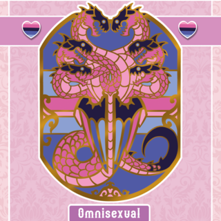 Omnisexual Hydra Hard Enamel Pin