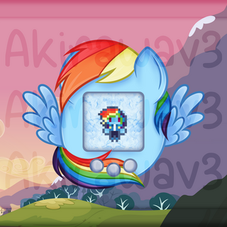 Rainbow Dash - Keychain