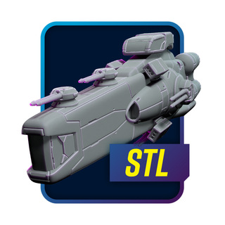 Digital Ship Miniature STL Pack - Transport Caravan