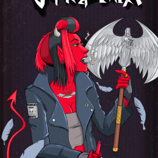 Mercy Sparx: No More Angels Left to Fall A (Punk AF Devil by Josh Blaylock)