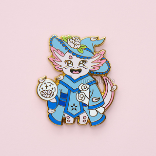 Mage Axolotl Pin