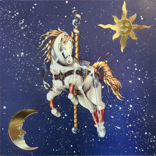 Starry Carousel Horse