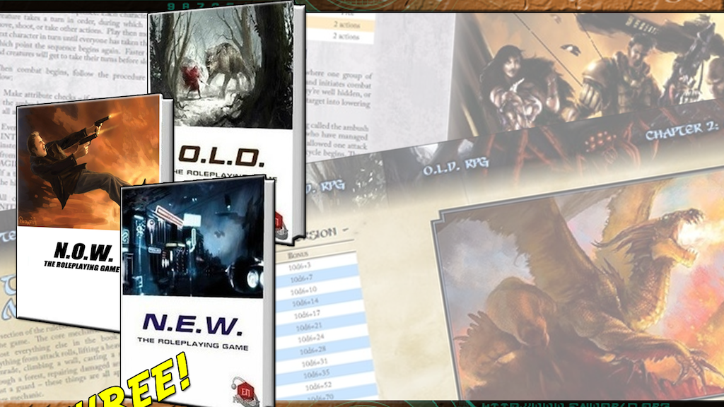 What's O.L.D. Is N.E.W. - Two Crunchy Roleplaying Games!