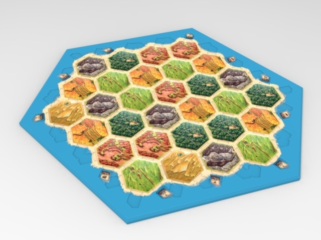 official settlers of catan board