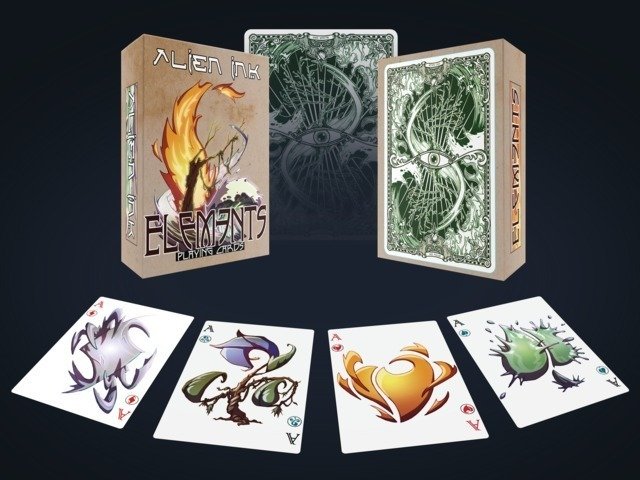 THE ELEMENTS PLAYING CARDS by ALIEN INK