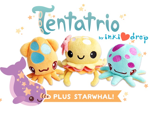 Tentatrio Plush Pals - Cuties from the Sea!