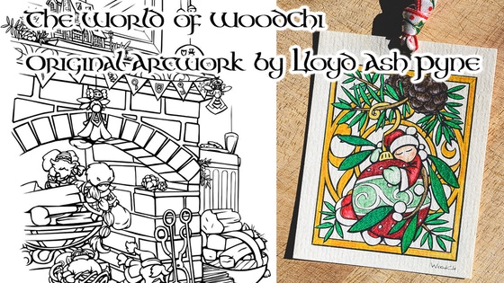 World of WoodChi - Holiday Coloring Collection