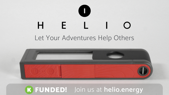 HELIO: Solar Light & Powerbank for Adventures & Emergencies