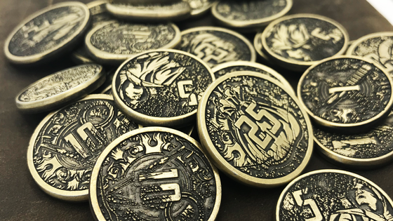 Metal Gaming Coins: The Fantasy Series by D20 Collective