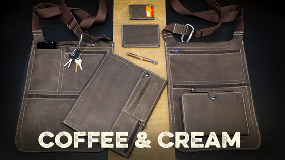 Coffee & Cream: Leather Goods to Elevate Your Day.