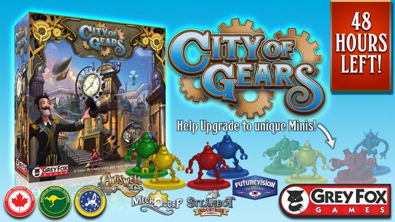 City of Gears, a Game of Discovery, Development & Disruption