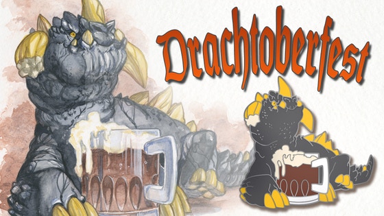 Drachtoberfest, a Celebration of Dragon Brews as Enamel Pins