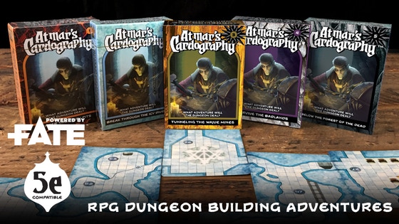 Atmar's Cardography: Full RPG Modules & Random Dungeon Decks