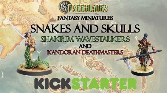 Snakes and Skulls: Freeblades Fantasy Miniatures