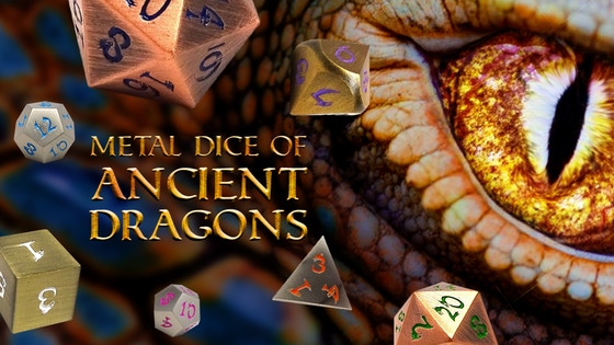 Metal Dice of Ancient Dragons Series