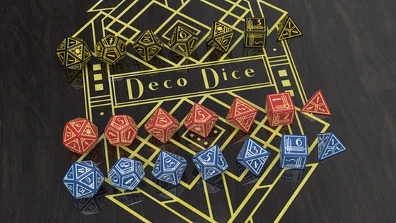 Deco Dice - A collection of elegant polyhedral dice