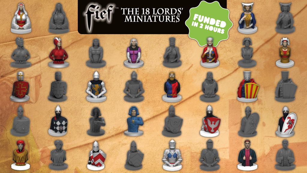 FIEF: The Lords Miniatures! KS Exclusive!