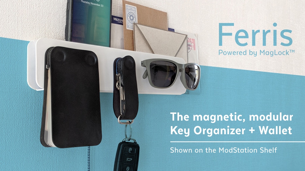 Ferris: Modular key organizer + wallet to simplify your day