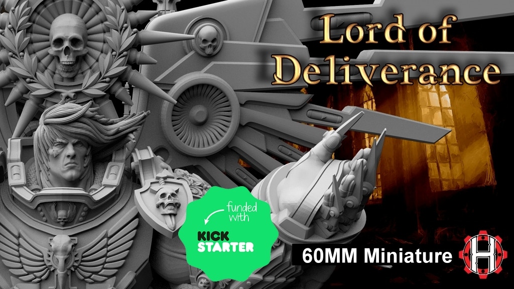 HeresyLab - Lord of Deliverance - 60mm resin and STL