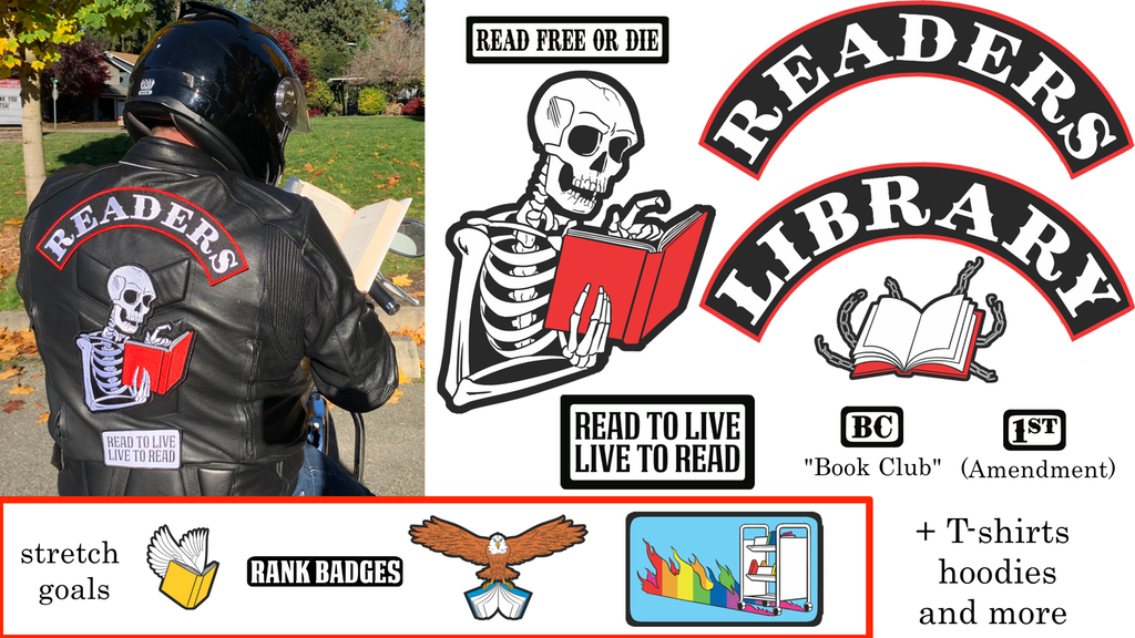 Badass Patches for READERS and LIBRARY People