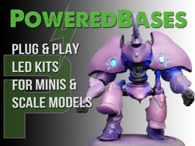 PoweredBases: Plug&Play LED Kits for Minis and Scale Models