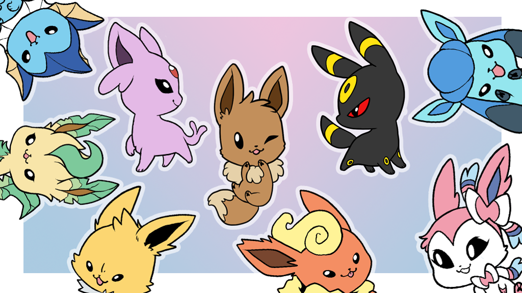 Evolution Buddies: Eeveelution Enamel Pins