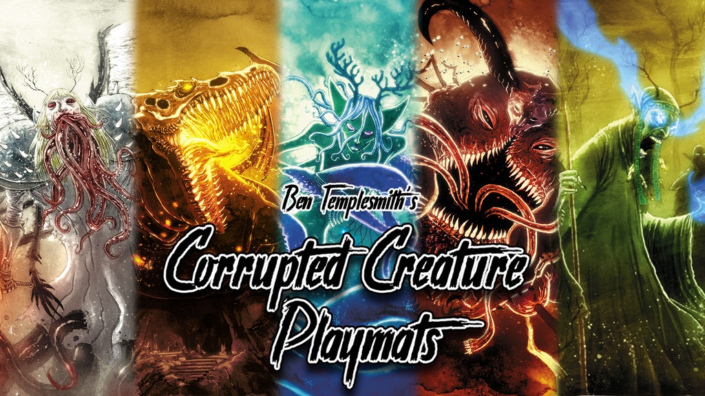 Corrupted Creature Playmats