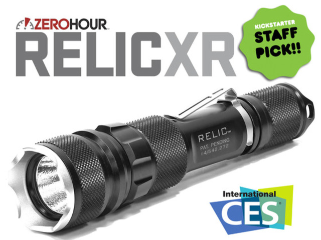 ZEROHOUR RELIC XR: Tactical USB Battery Backup Flashlight