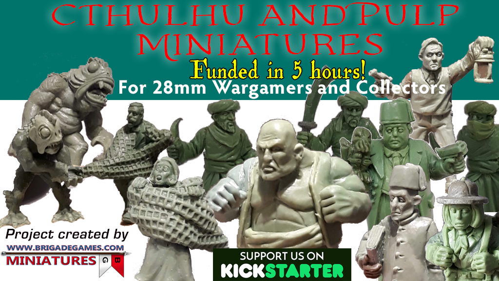 Cthulhu and Pulp Characters - 28mm Miniatures