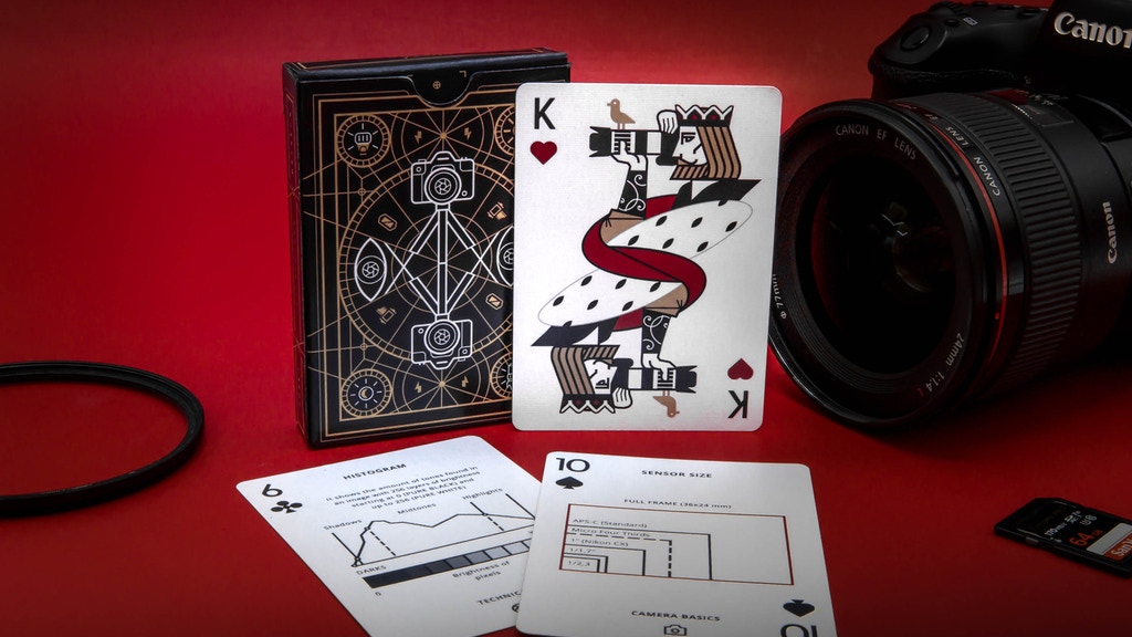 The Photography Deck: Camera Cheat Sheet Playing Cards