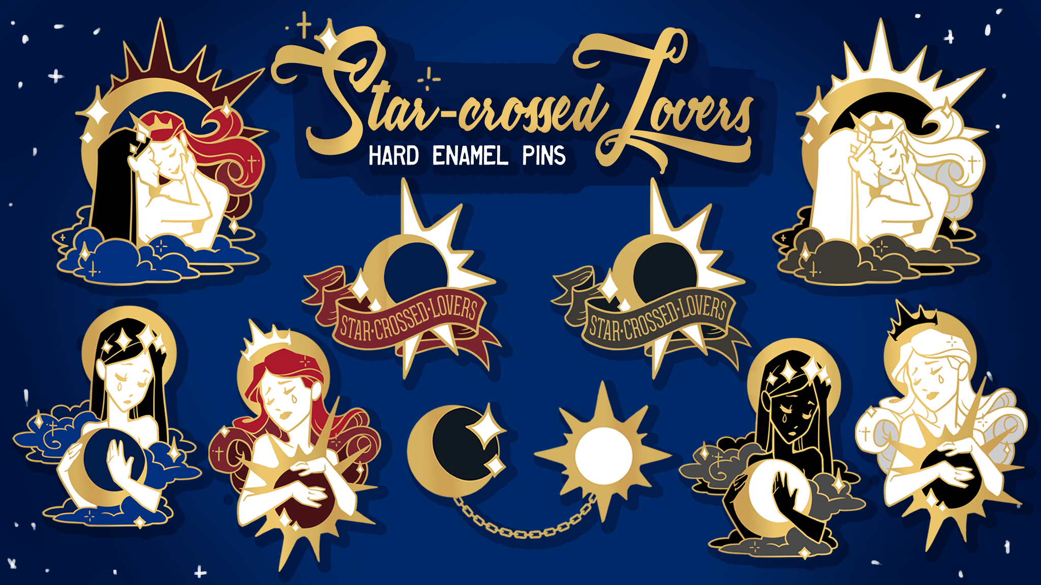 Star-Crossed Lovers: Enamel Pin Series