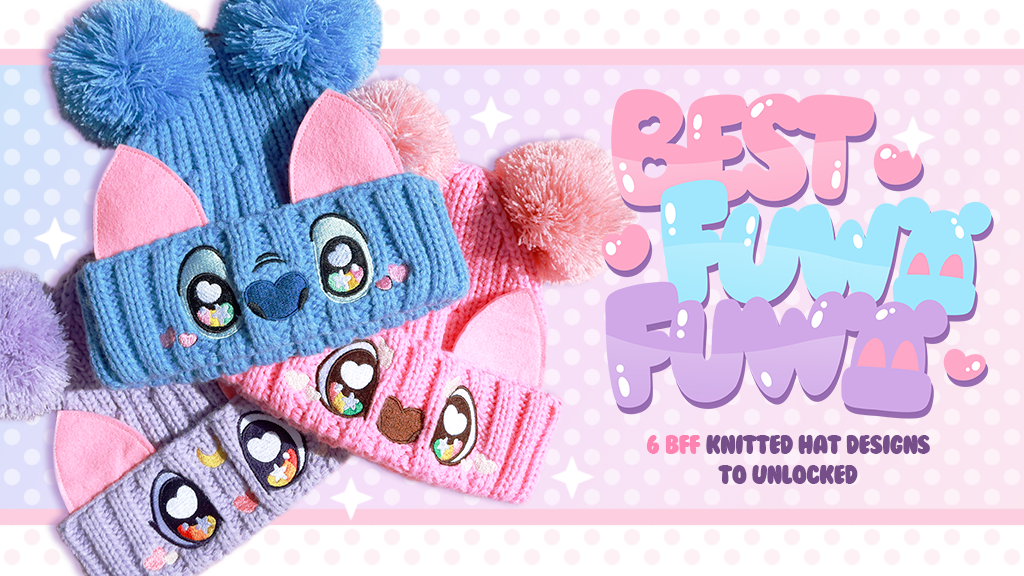 ORIGINAL BFF "Best Fuwa Fuwa" Limited Edition Knitted Hats