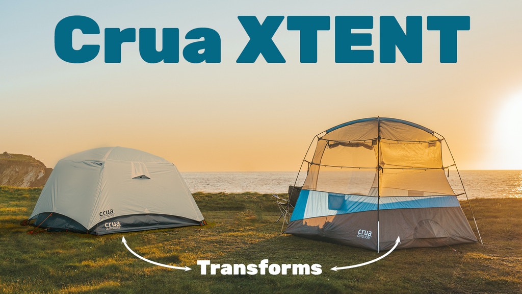 Crua XTENT | Carry Anywhere, All-in-One, Transformable Tent