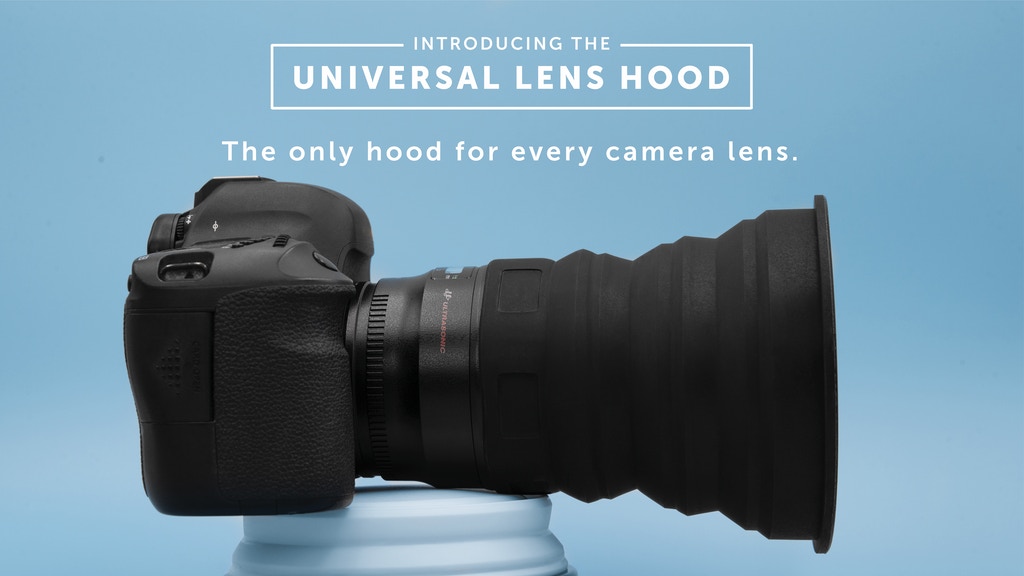 Universal Lens Hood - The Only Hood for Every Camera Lens.