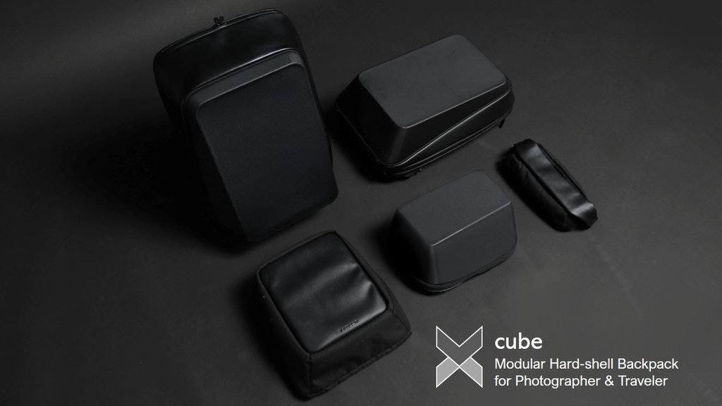 Xcube:Modular Hardshell Backpack for Photographer & Traveler