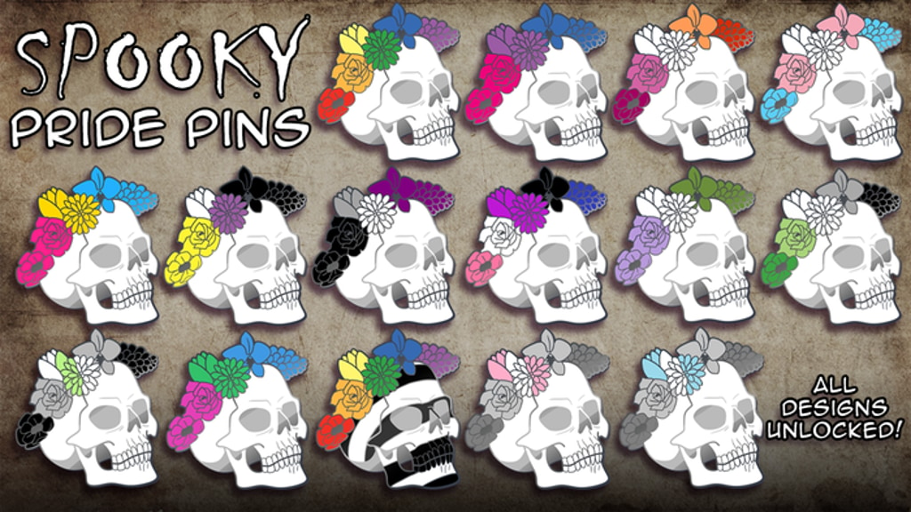 Spooky Pride Pins