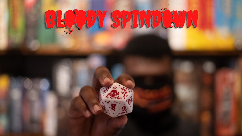 Bloody Spin-Down D20 - Oversize Dice