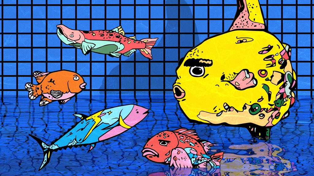 MOLA MOLA Sunfish: Enamel Pins