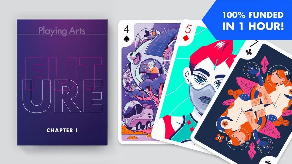 Playing Arts: Artistic Playing Cards Inspired by The Future