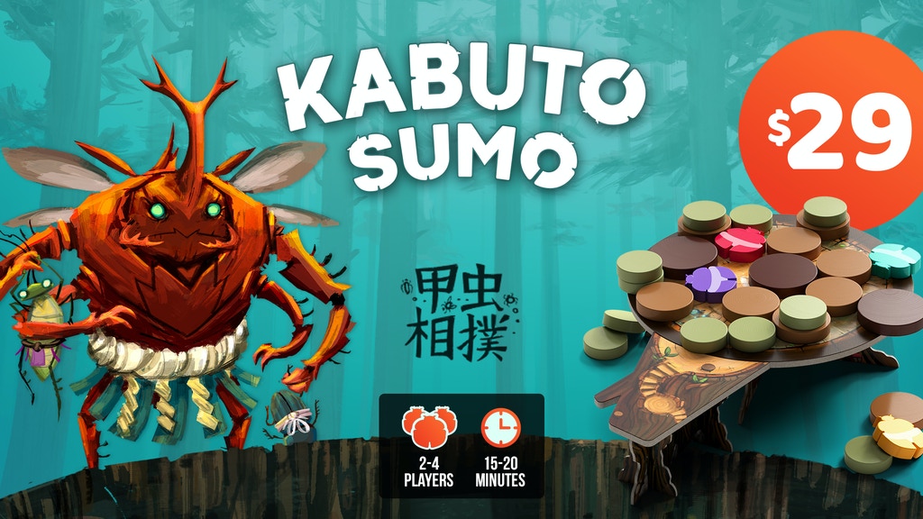 Kabuto Sumo Board Game