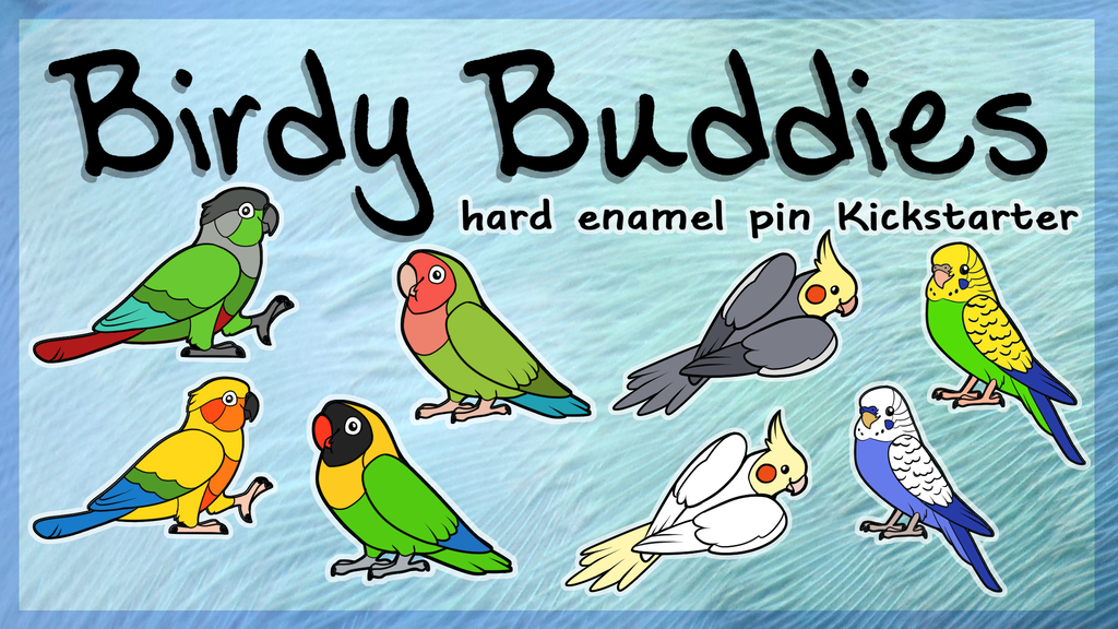 Birdy Buddies Hard Enamel Pins