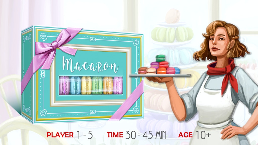 Macaron - A game of patisserie with novel tastes