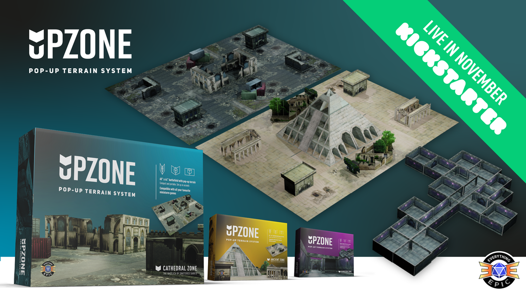 Upzone - The Pop Up Wargaming & RPG Terrain System